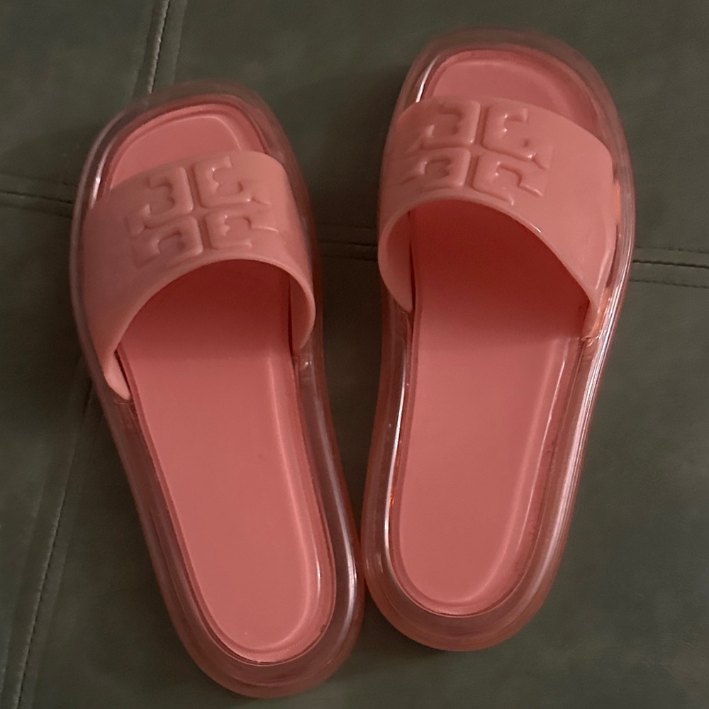 Tory Burch Coral Pink Sandals